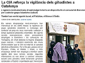  � Imatge de les informacions publicades per l'Avui