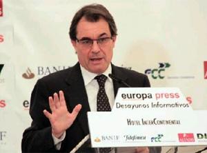  � Mas ha presentat a Madrid el pacte fiscal com una fórmula per evitar el creixent divorci Catalunya-Espanya