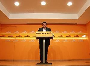  � Puigcercós, després d'encadenar dues derrotes electorals, ha assumit que el futur d'ERC passa per noves cares i noves idees