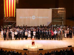  � L'acte d'Òmnium va servir per marcar un full de ruta per avançar cap a la plenitud nacional.